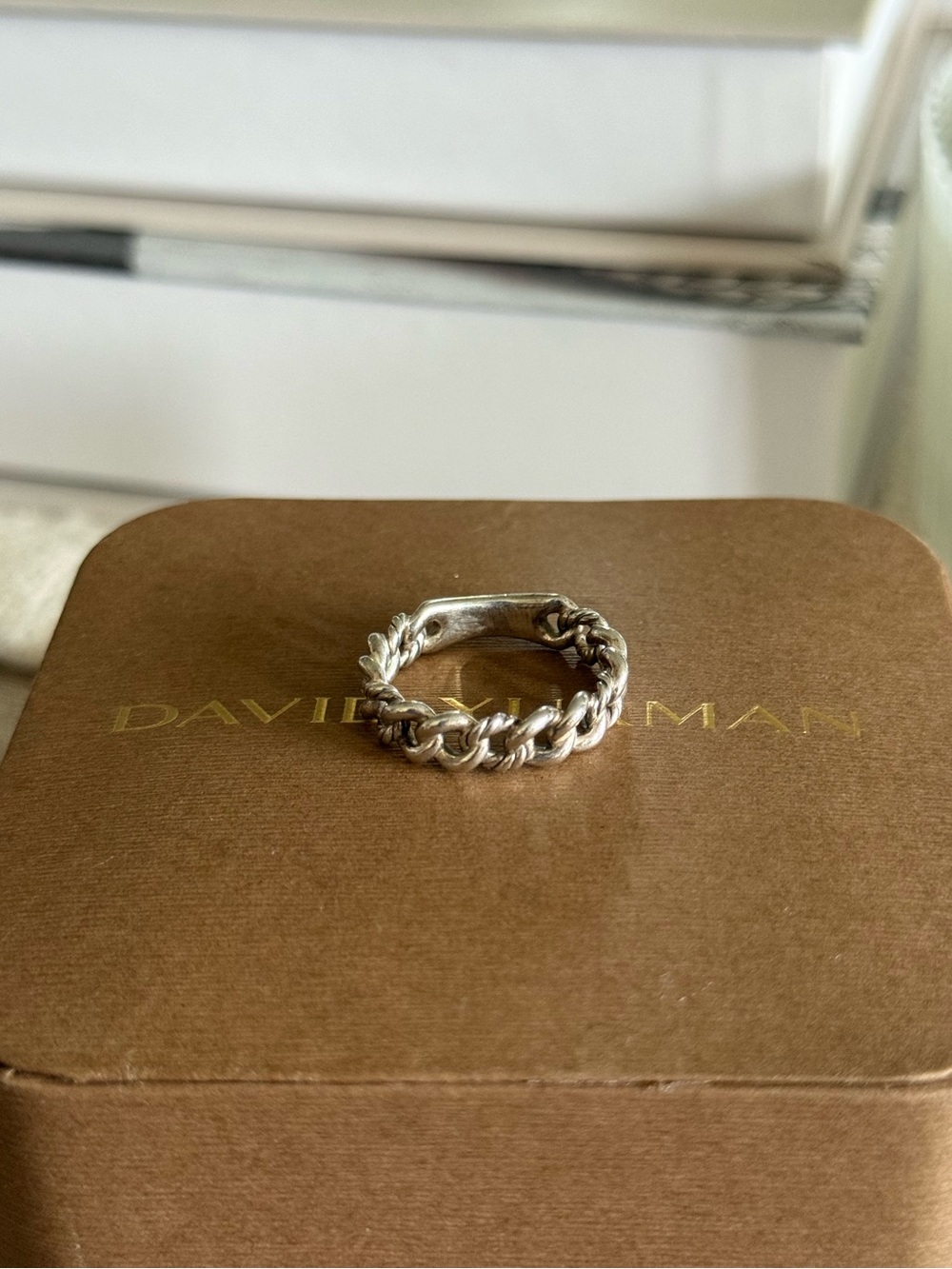 David Yurman Cable Link Ring